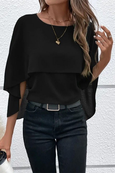 Женска блуза ELDENTA BLACK, Боја: црна, IVET.MK - Твојата онлајн продавница