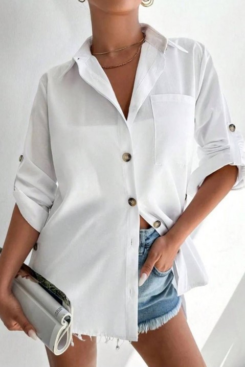 Женска кошула ZIMEPILDA, Боја: бела, IVET.MK - Твојата онлајн продавница