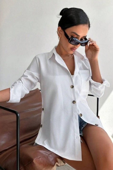 Женска кошула ZIMEPILDA, Боја: бела, IVET.MK - Твојата онлајн продавница