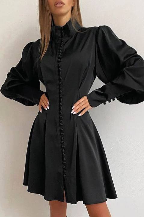 Фустан KALMITA BLACK, Боја: црна, IVET.MK - Твојата онлајн продавница