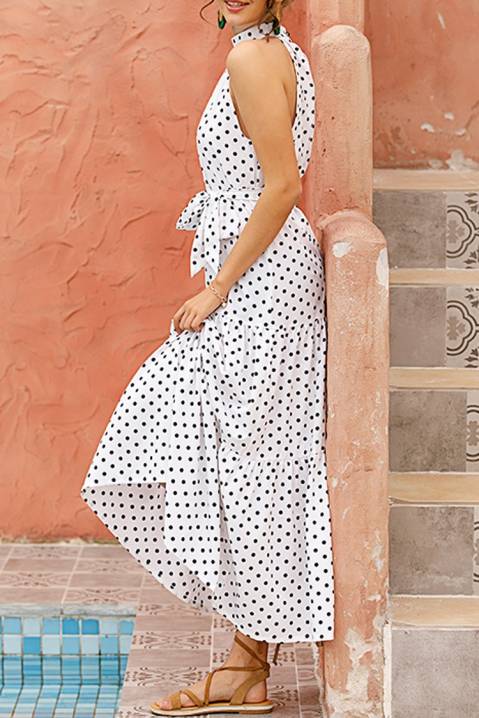 Фустан KEMONA WHITE, Боја: бела со црна, IVET.MK - Твојата онлајн продавница