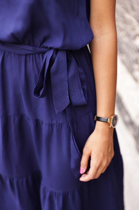 Фустан KUBANA NAVY, Боја: темносина, IVET.MK - Твојата онлајн продавница