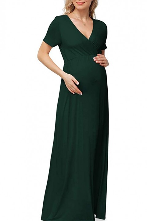 Фустан за трудници VERDONA GREEN, Боја: зелена, IVET.MK - Твојата онлајн продавница