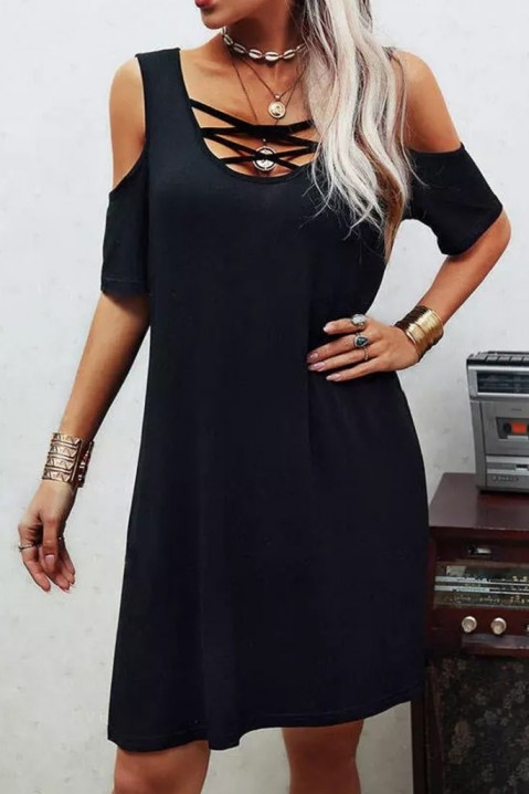 Фустан LEMERA BLACK, Боја: црна, IVET.MK - Твојата онлајн продавница