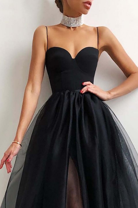 Фустан BRIDELA BLACK, Боја: црна, IVET.MK - Твојата онлајн продавница