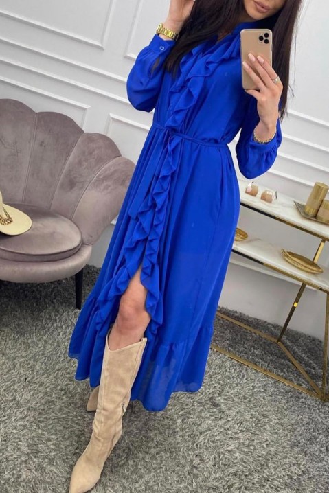 Фустан MERIELA BLUE, Боја: сина, IVET.MK - Твојата онлајн продавница