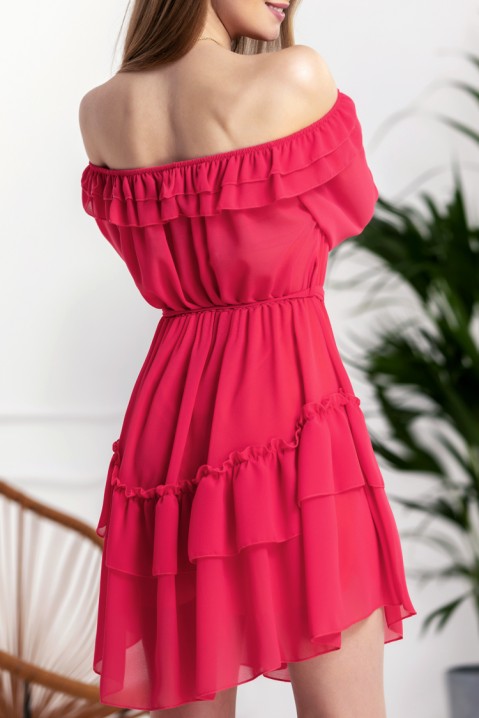 Фустан VORMELA RED, Боја: црвена, IVET.MK - Твојата онлајн продавница