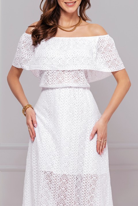 Фустан FRANCHELA WHITE, Боја: бела, IVET.MK - Твојата онлајн продавница