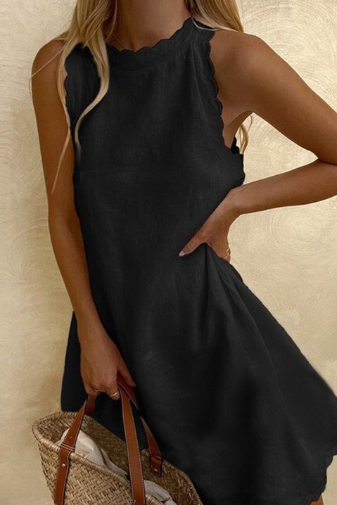 Фустан RUZANIA BLACK, Боја: црна, IVET.MK - Твојата онлајн продавница