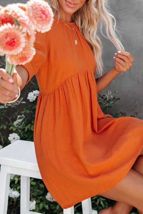 Фустан BELHOMA ORANGE, Боја: портокалова, IVET.MK - Твојата онлајн продавница