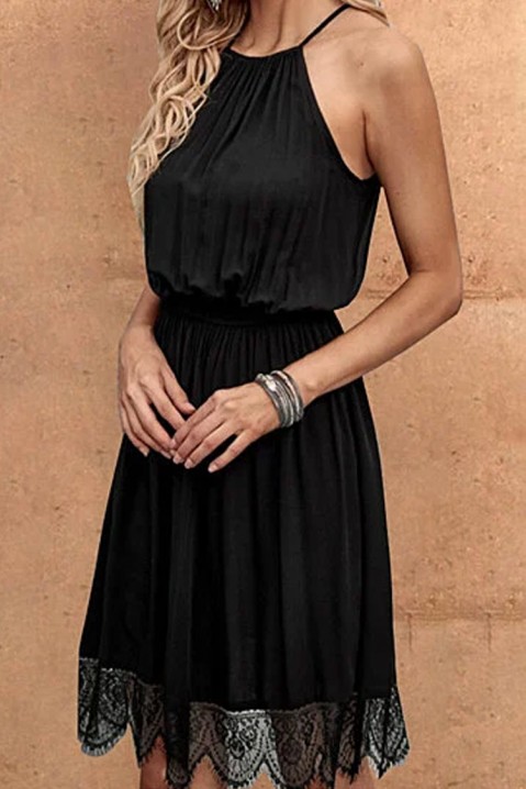 Фустан DORILMA, Боја: црна, IVET.MK - Твојата онлајн продавница