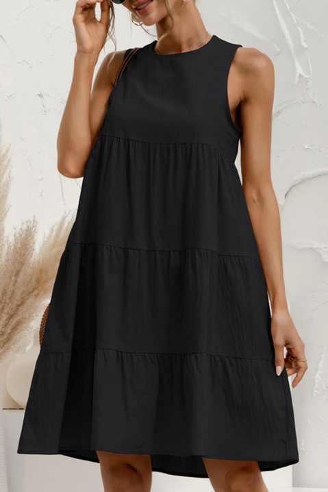 Фустан LOGERA, Боја: црна, IVET.MK - Твојата онлајн продавница