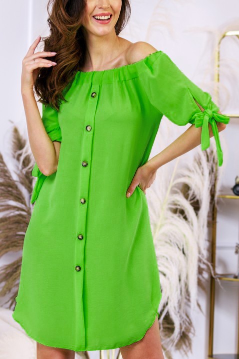 Фустан FORDERA GREEN, Боја: зелена, IVET.MK - Твојата онлајн продавница