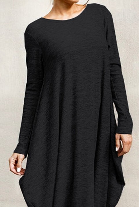 Фустан GRELANA BLACK, Боја: црна, IVET.MK - Твојата онлајн продавница
