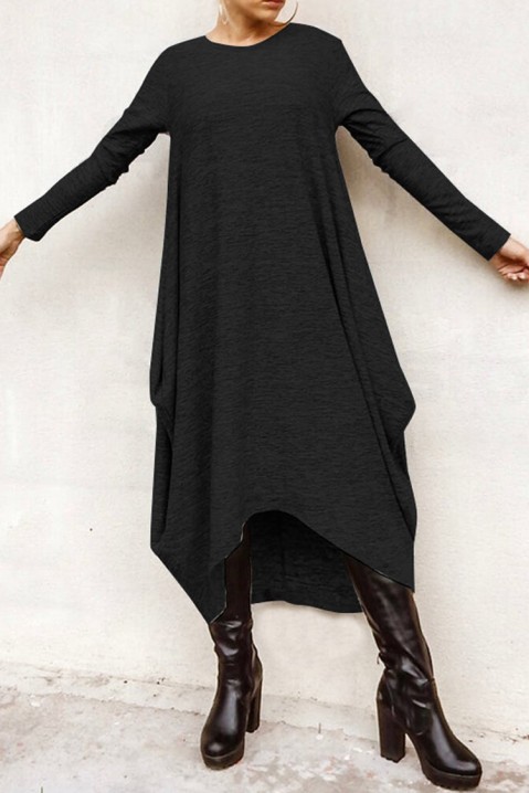 Фустан GRELANA BLACK, Боја: црна, IVET.MK - Твојата онлајн продавница