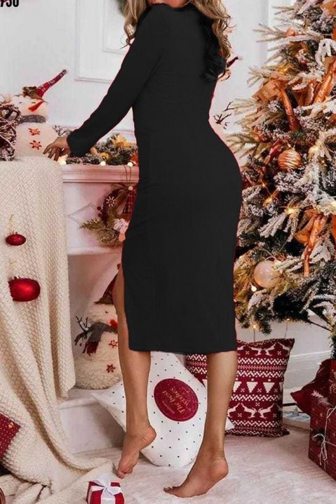 Фустан LEMONSA BLACK, Боја: црна, IVET.MK - Твојата онлајн продавница