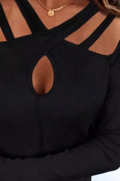Женска блуза FORTEZA, Боја: црна, IVET.MK - Твојата онлајн продавница