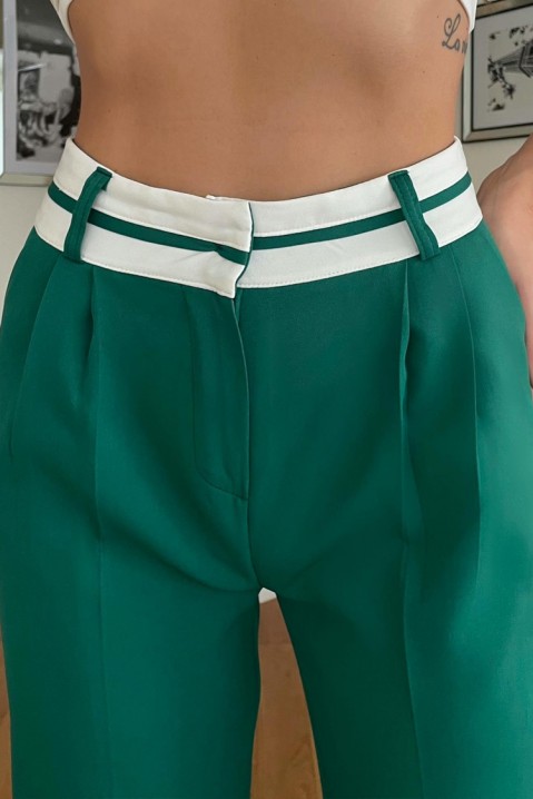 Панталони LONOTA GREEN, Боја: зелена, IVET.MK - Твојата онлајн продавница