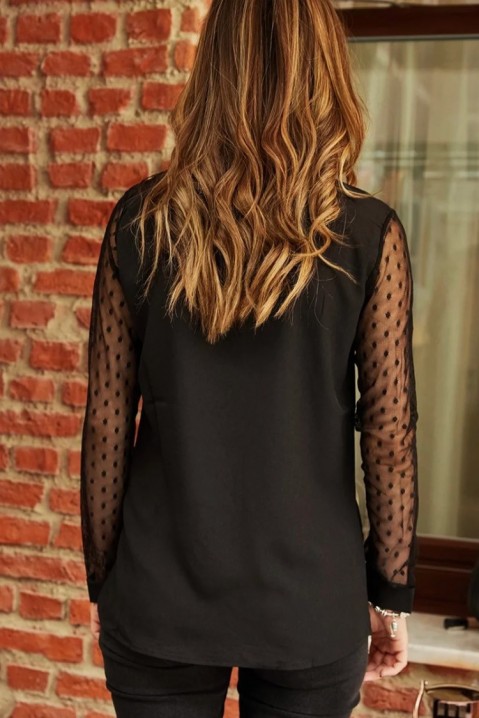 Женска кошула KUENTINA BLACK, Боја: црна, IVET.MK - Твојата онлајн продавница