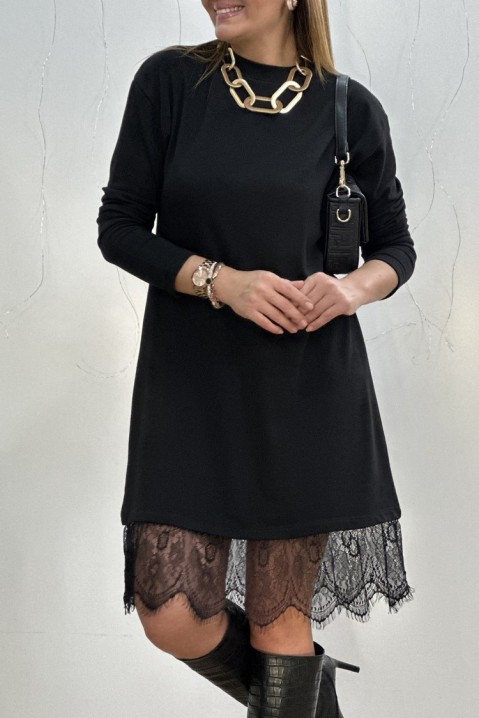 Фустан DEREMOLA, Боја: црна, IVET.MK - Твојата онлајн продавница