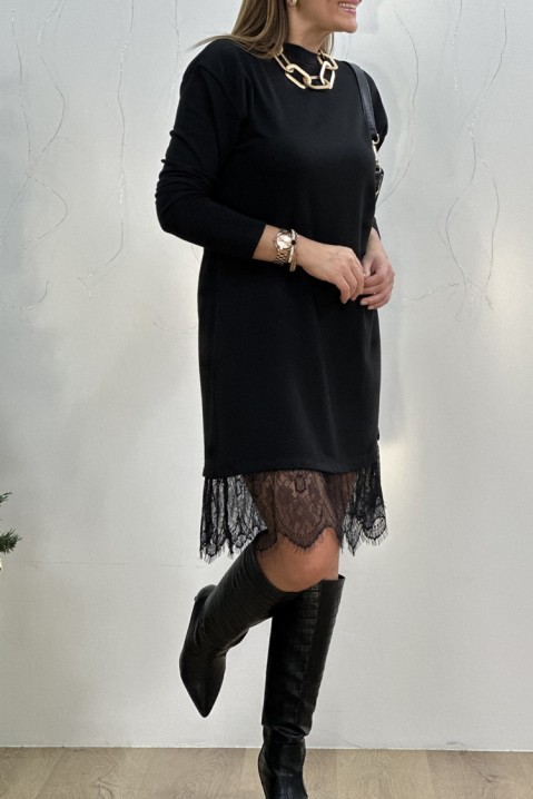 Фустан DEREMOLA, Боја: црна, IVET.MK - Твојата онлајн продавница