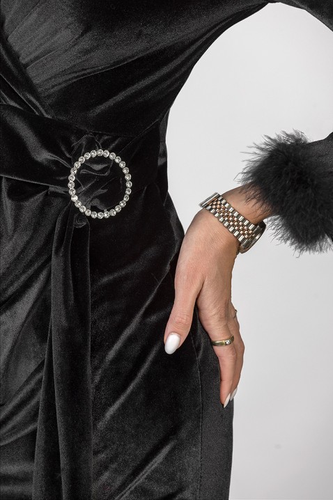 Фустан SELINDA BLACK, Боја: црна, IVET.MK - Твојата онлајн продавница