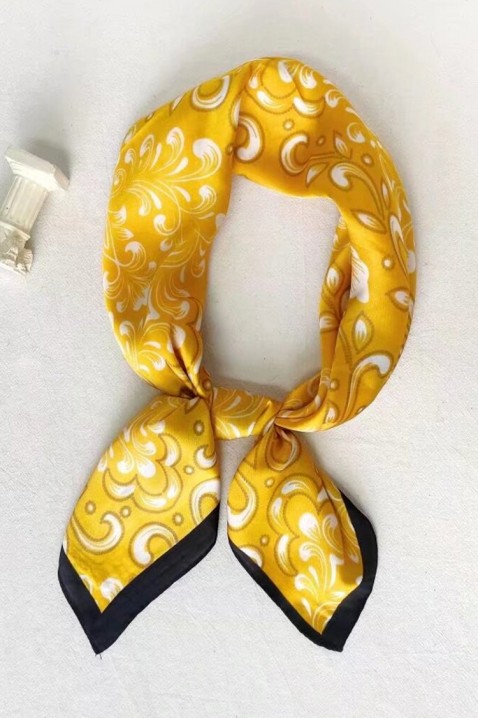 Марама ORPHELIA 70x70 cm, Боја: жолта, IVET.MK - Твојата онлајн продавница