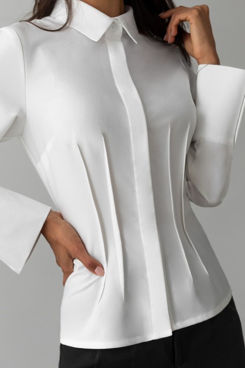 Женска кошула KLARELA, Боја: бела, IVET.MK - Твојата онлајн продавница