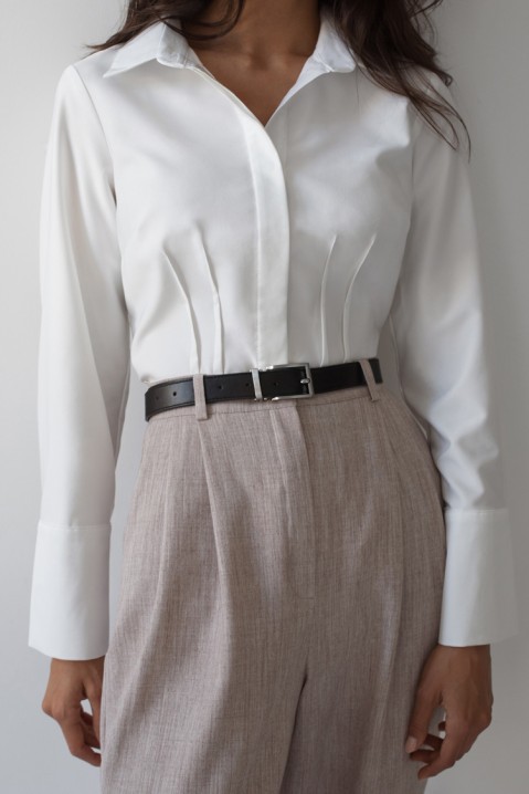 Женска кошула KLARELA, Боја: бела, IVET.MK - Твојата онлајн продавница