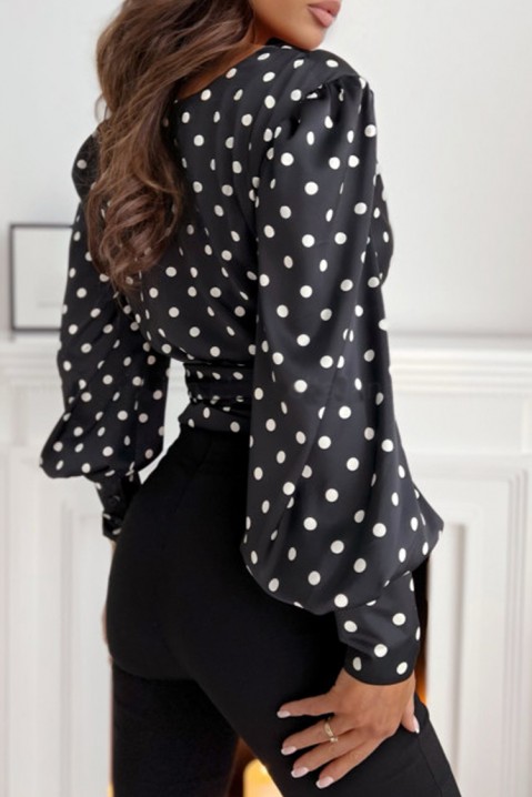 Женска блуза YOVELA BLACK, Боја: црна, IVET.MK - Твојата онлајн продавница