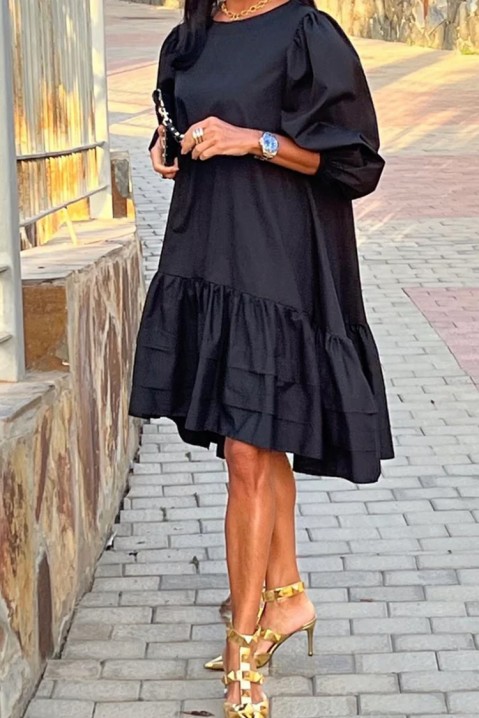 Фустан VALELDA, Боја: црна, IVET.MK - Твојата онлајн продавница