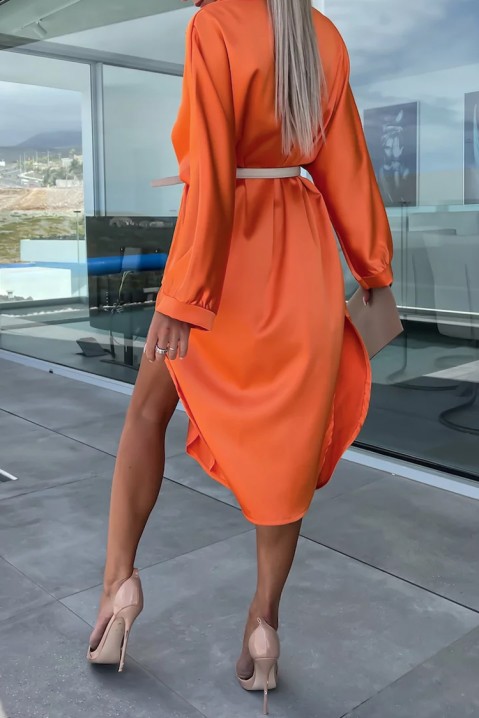 Фустан NEVAILA ORANGE, Боја: портокалова, IVET.MK - Твојата онлајн продавница