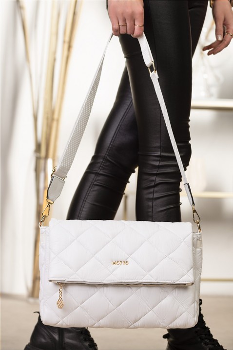 Женска чанта TENOLDA WHITE, Боја: бела, IVET.MK - Твојата онлајн продавница