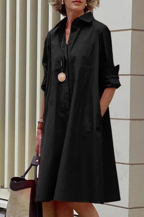 Фустан BOTERDA BLACK, Боја: црна, IVET.MK - Твојата онлајн продавница