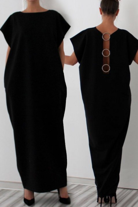 Фустан RAJIRTA, Боја: црна, IVET.MK - Твојата онлајн продавница