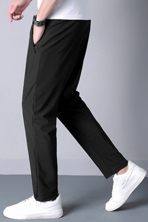 Машки панталони BARFIN BLACK, Боја: црна, IVET.MK - Твојата онлајн продавница