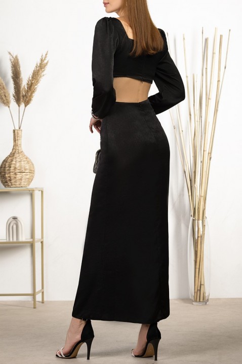 Фустан MERELTA BLACK, Боја: црна, IVET.MK - Твојата онлајн продавница