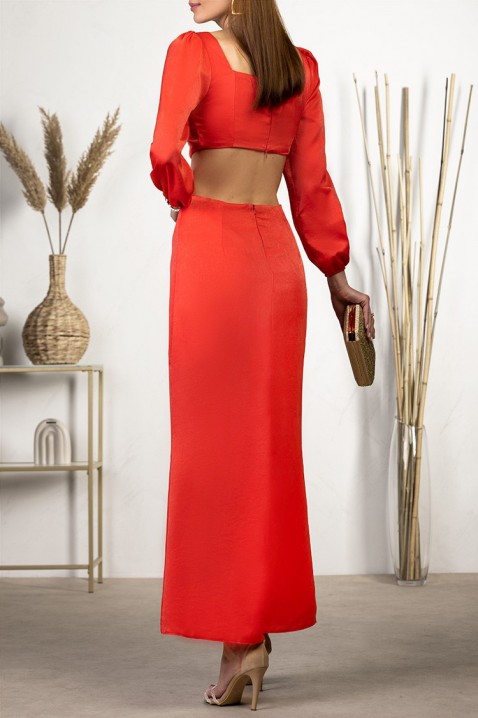 Фустан MERELTA CORAL, Боја: корална, IVET.MK - Твојата онлајн продавница