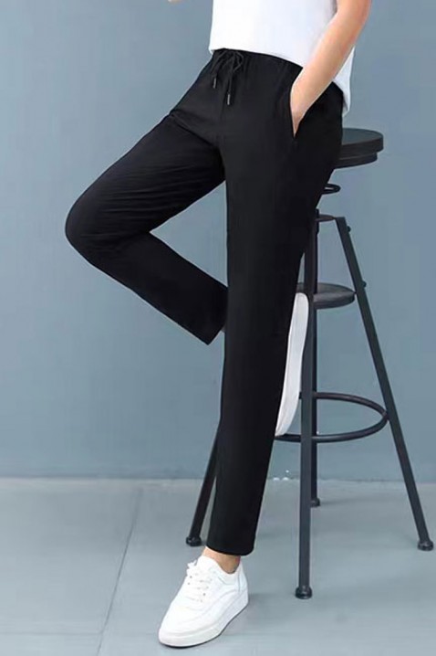 Панталони FINBERA BLACK, Боја: црна, IVET.MK - Твојата онлајн продавница