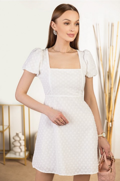 Фустан MERTILFA WHITE, Боја: бела, IVET.MK - Твојата онлајн продавница