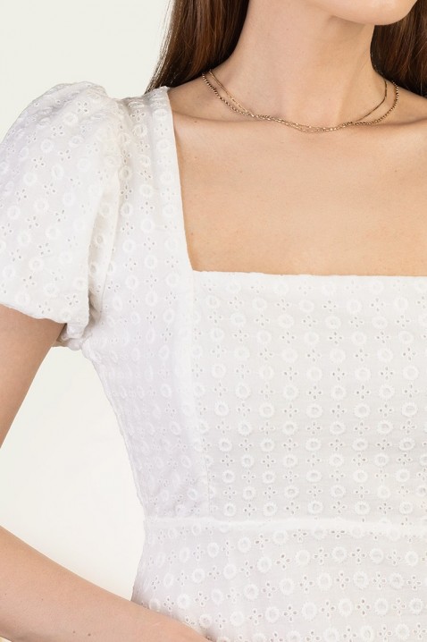 Фустан MERTILFA WHITE, Боја: бела, IVET.MK - Твојата онлајн продавница