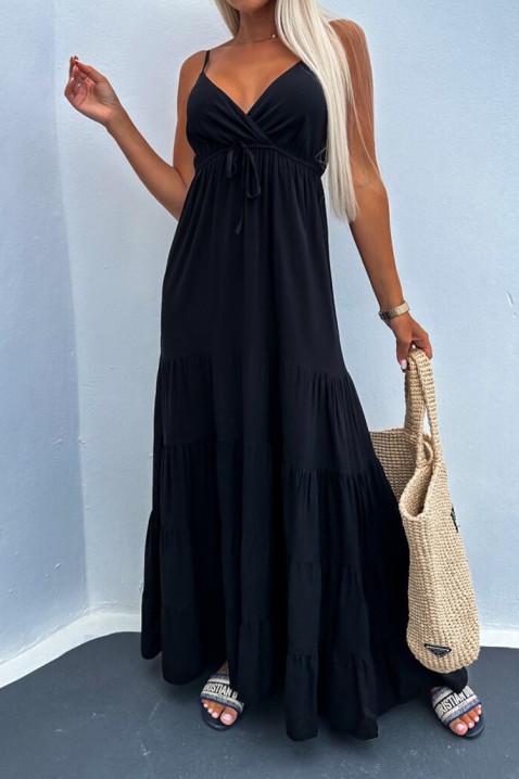 Фустан BANJELA BLACK, Боја: црна, IVET.MK - Твојата онлајн продавница