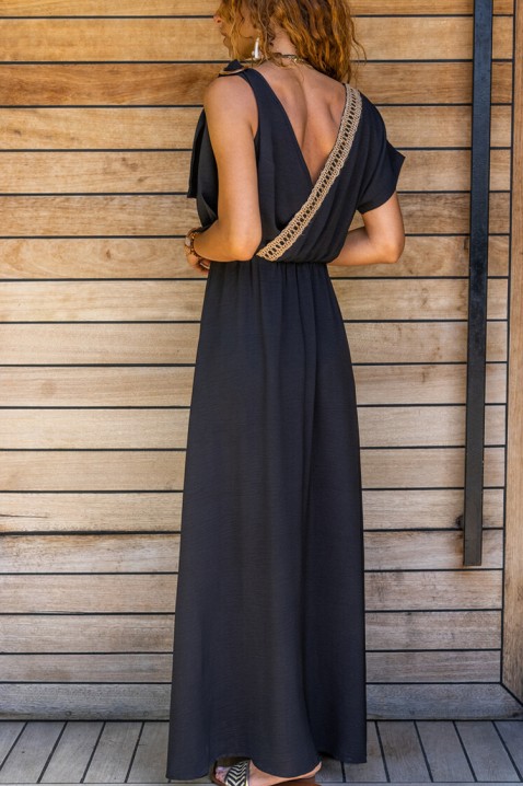 Фустан LONARFA BLACK, Боја: црна, IVET.MK - Твојата онлајн продавница