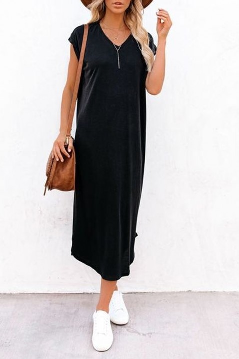Фустан LANTIFA, Боја: црна, IVET.MK - Твојата онлајн продавница