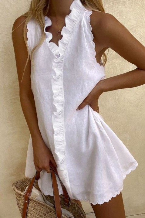 Фустан RAGORGA WHITE, Боја: бела, IVET.MK - Твојата онлајн продавница