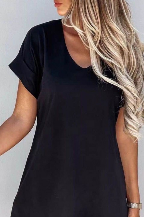 Фустан FONSELIA BLACK, Боја: црна, IVET.MK - Твојата онлајн продавница