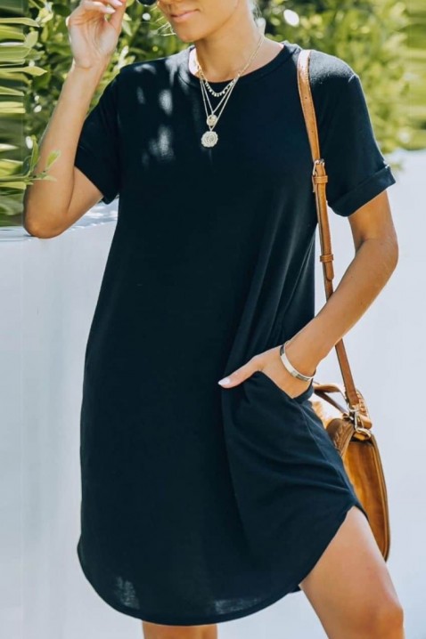 Фустан SELESTIA BLACK, Боја: црна, IVET.MK - Твојата онлајн продавница
