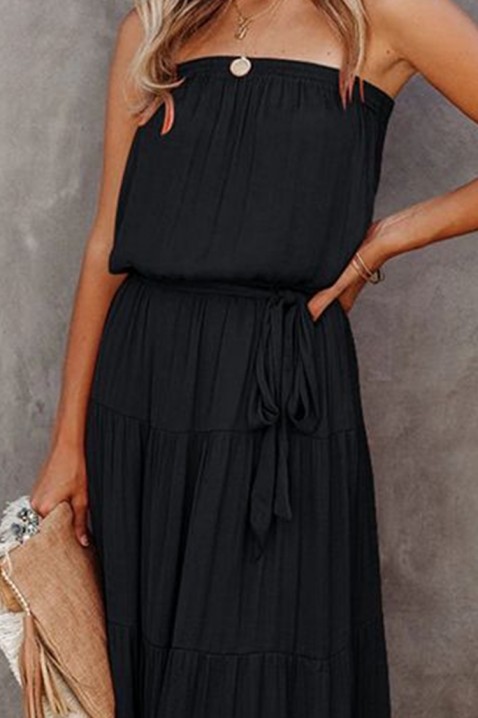 Фустан REMERIA, Боја: црна, IVET.MK - Твојата онлајн продавница