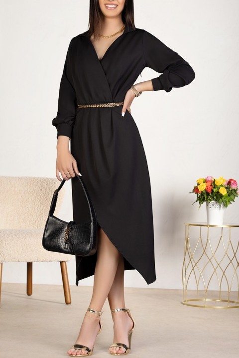 Фустан FEDERLA BLACK, Боја: црна, IVET.MK - Твојата онлајн продавница