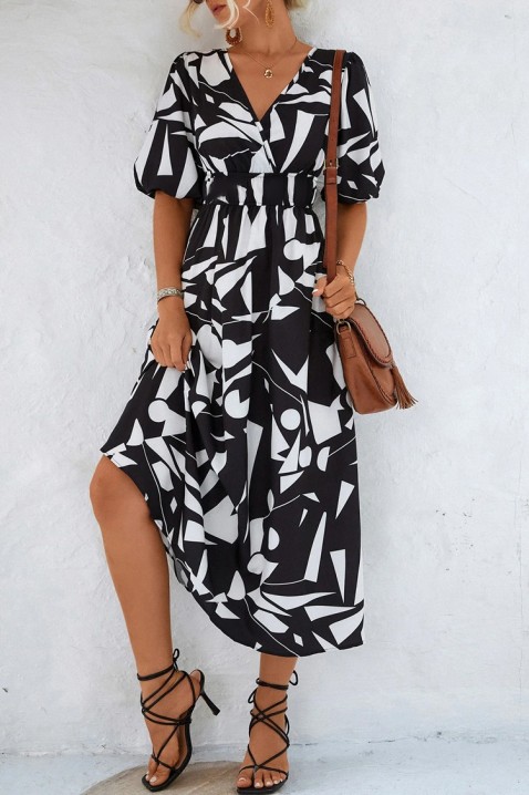 Фустан NARFIA BLACK, Боја: црна, IVET.MK - Твојата онлајн продавница